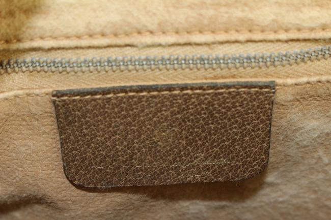 Vintage Gucci Brown Supreme GG Web Boston Bag