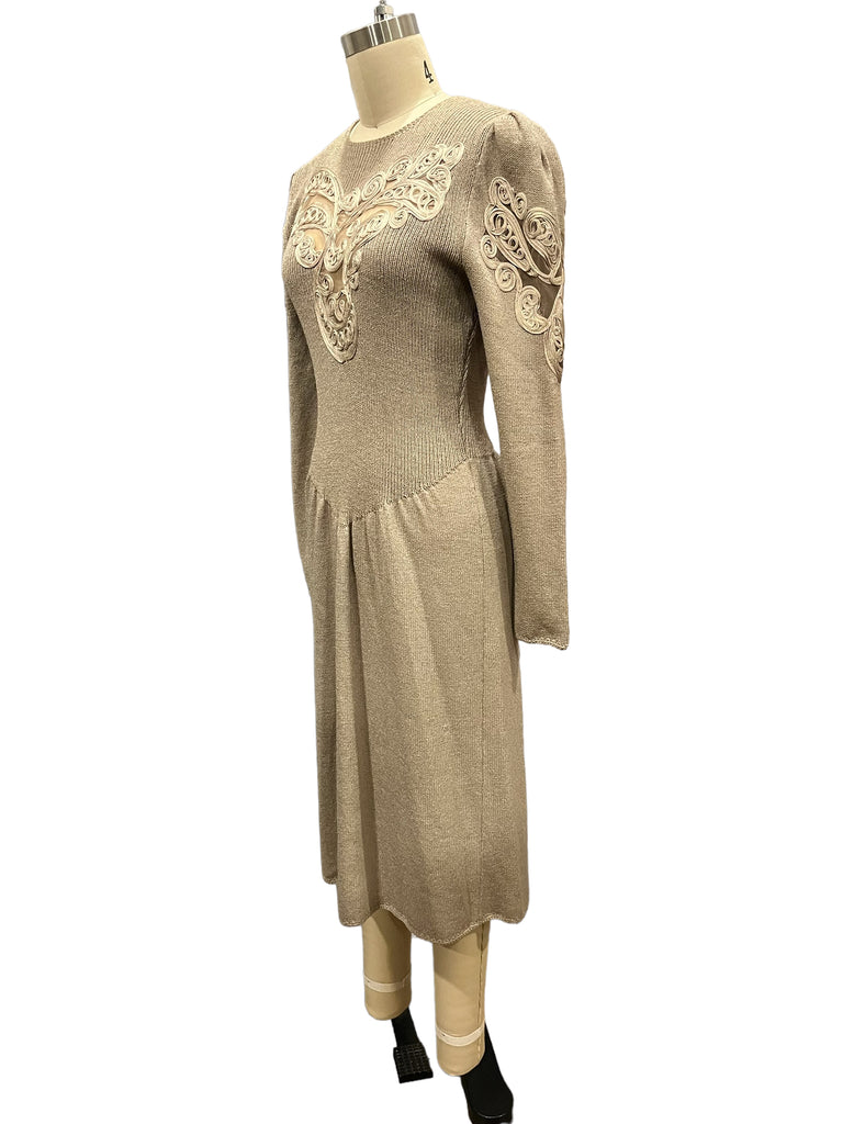 Vintage Pat Sandler for Wellmore Neiman Marcus Knit Dress S-M-L