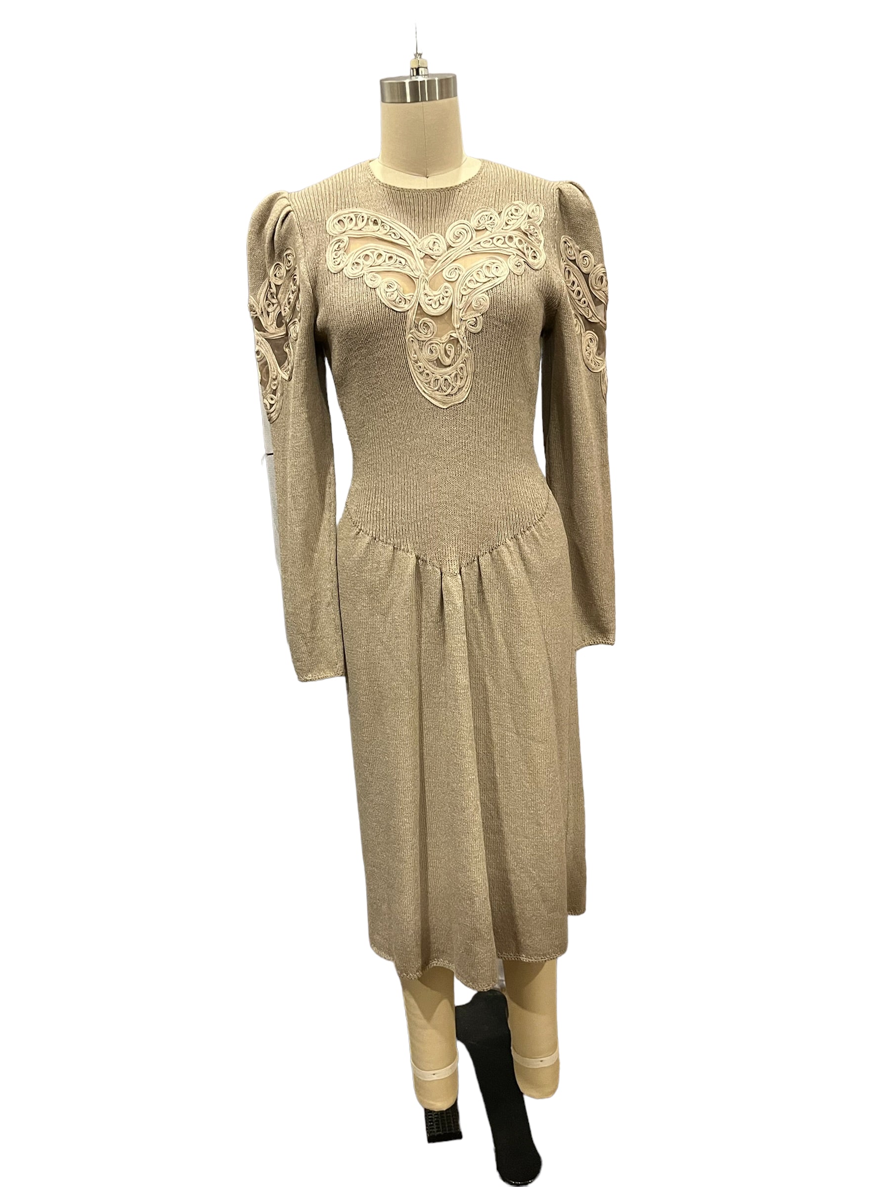 Vintage Pat Sandler for Wellmore Neiman Marcus Knit Dress S-M-L