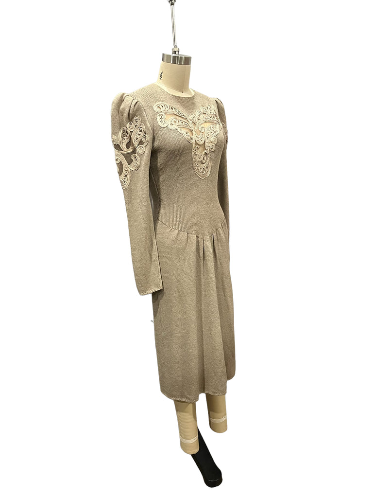 Vintage Pat Sandler for Wellmore Neiman Marcus Knit Dress S-M-L