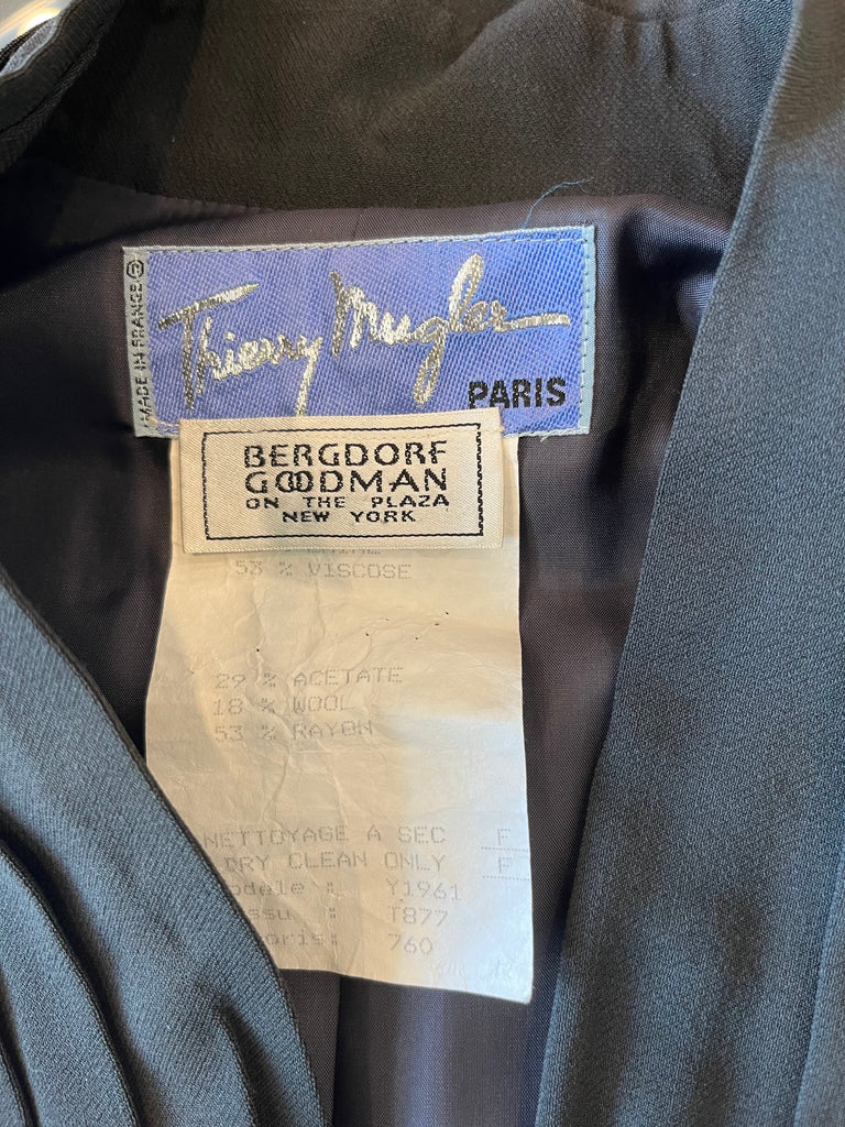 Epic Vintage Thierry Mugler Dark Grey Jacket