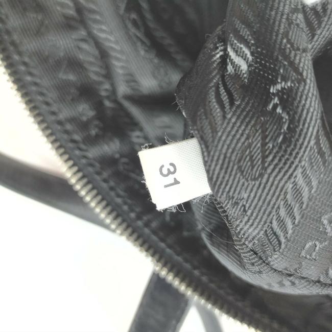 Vintage Prada Black Tessuto 2way Boston Shoulder Bag