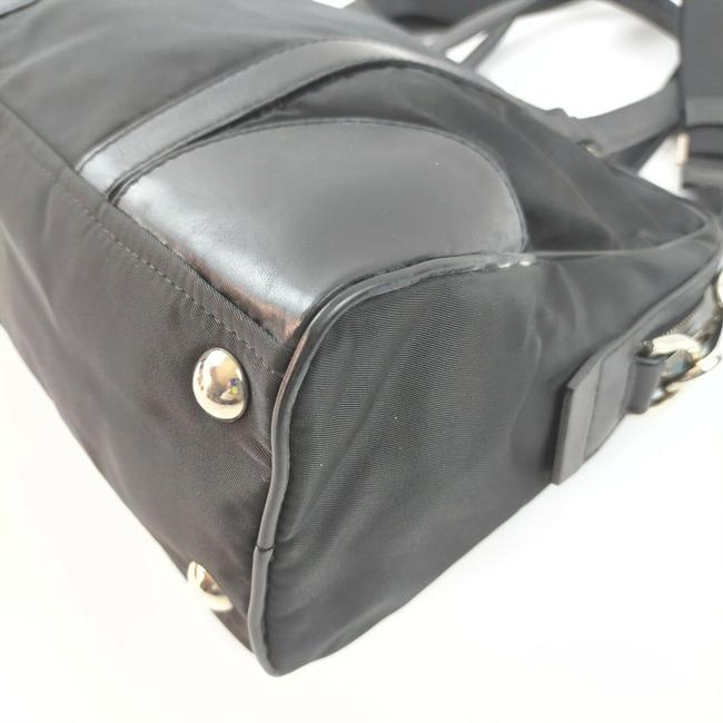 Vintage Prada Black Tessuto 2way Boston Shoulder Bag